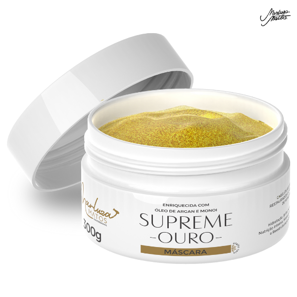 Máscara Supreme Ouro Nutrição e Reestruturação by ™